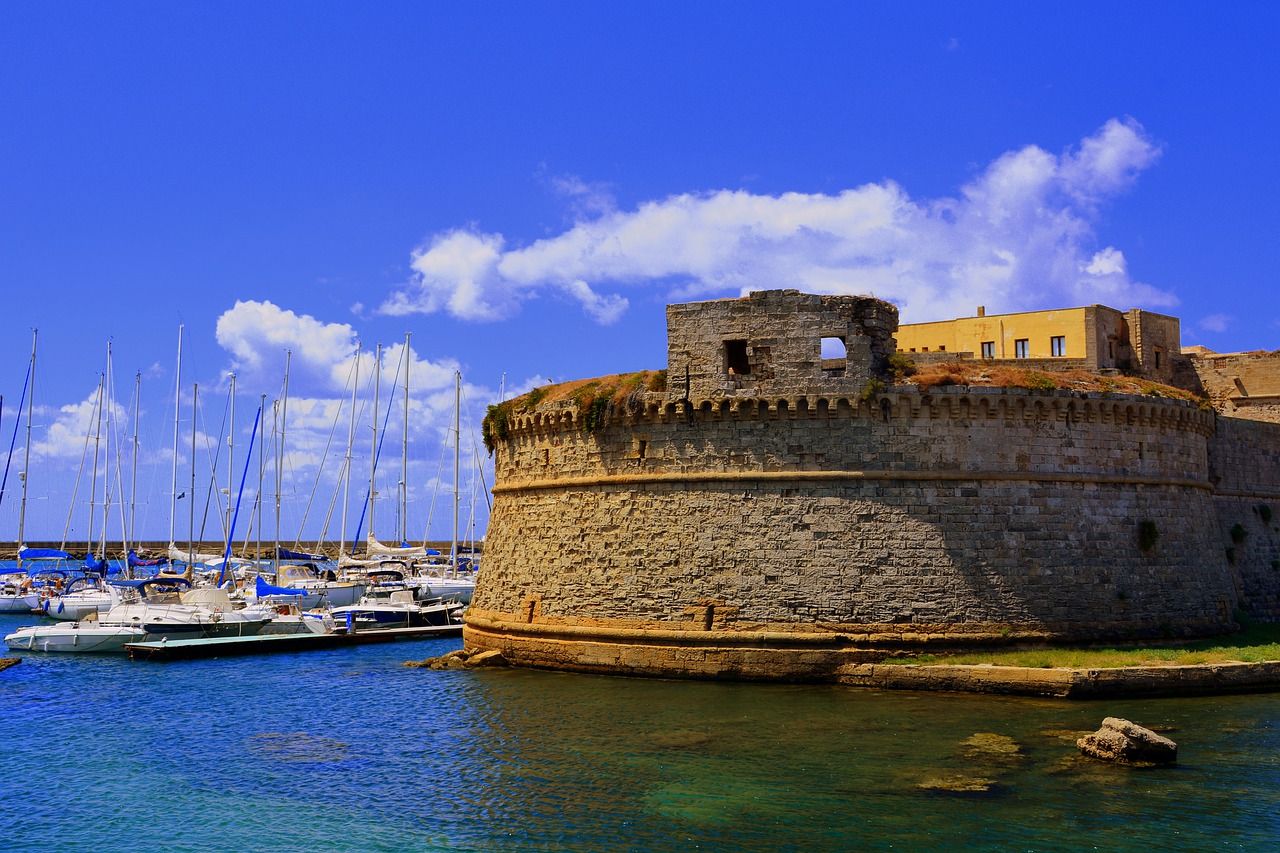 castle, puglia, salento, gallipoli